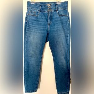 Ann Taylor High Rise Skinny Curvy fit Jeans in 12 Petite